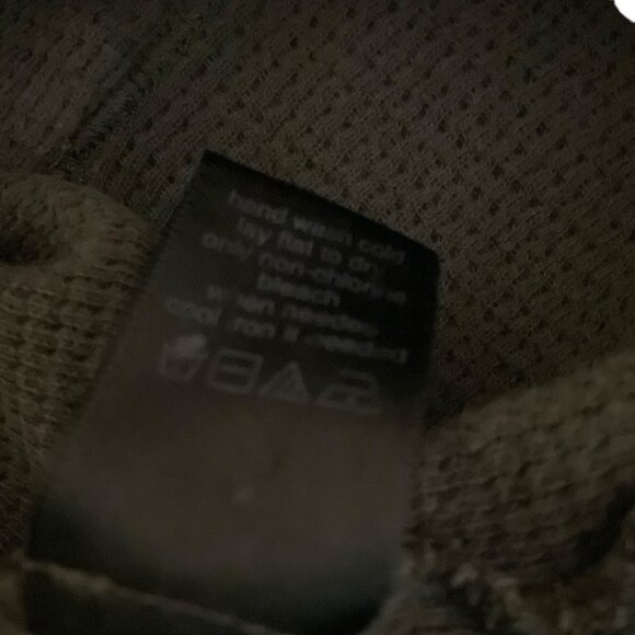 John Varvatos Men's Size M Green Thermal Hoodie Sweater Pullover Top v-neck warm - Picture 11 of 11